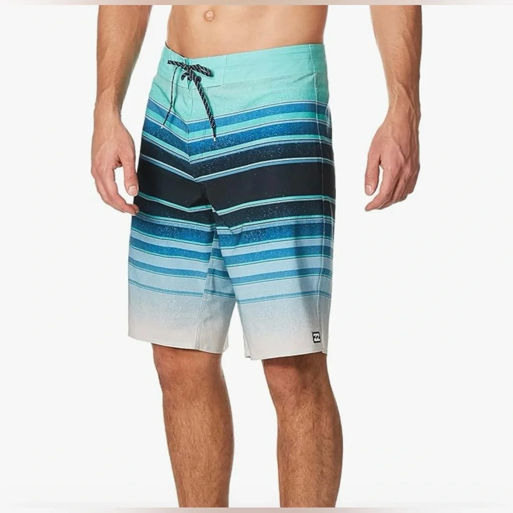 NWT Billabong All Day Stripe Pro Board Shorts.